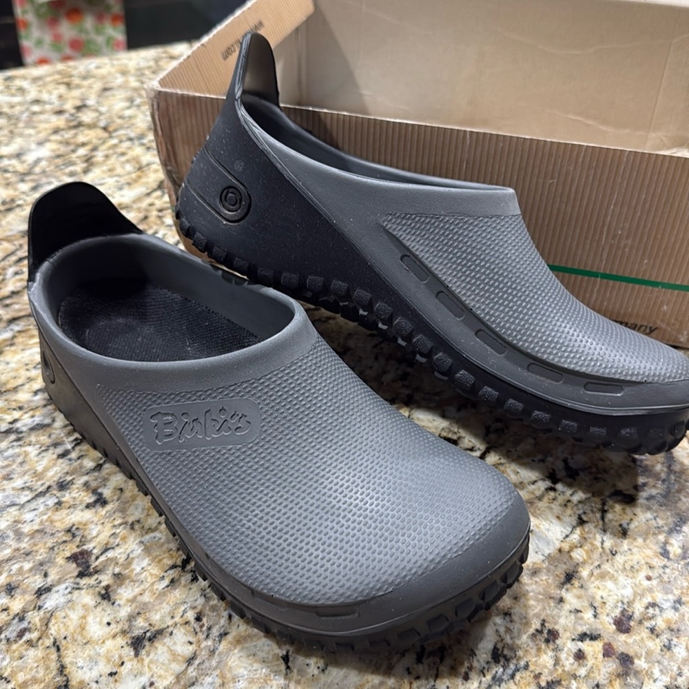 Birkenstock Birki Active Loden Steel Gray Clogs